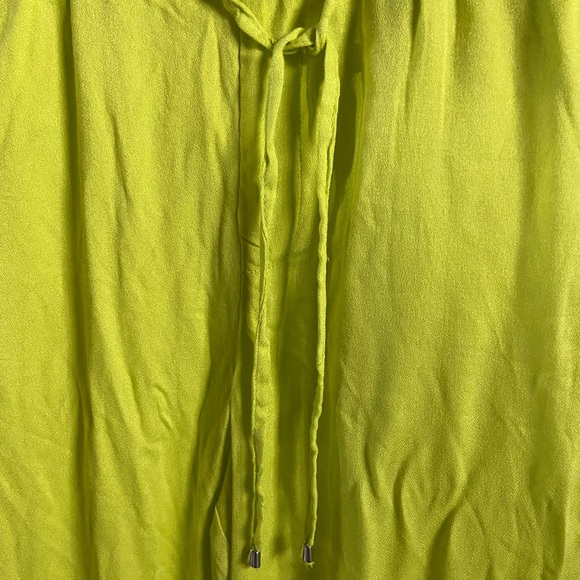 Reserved Let’s Be Beautiful Lime Green Pant Roll Cuff & Pocket Bottom - Size 36 - Picture 4 of 6